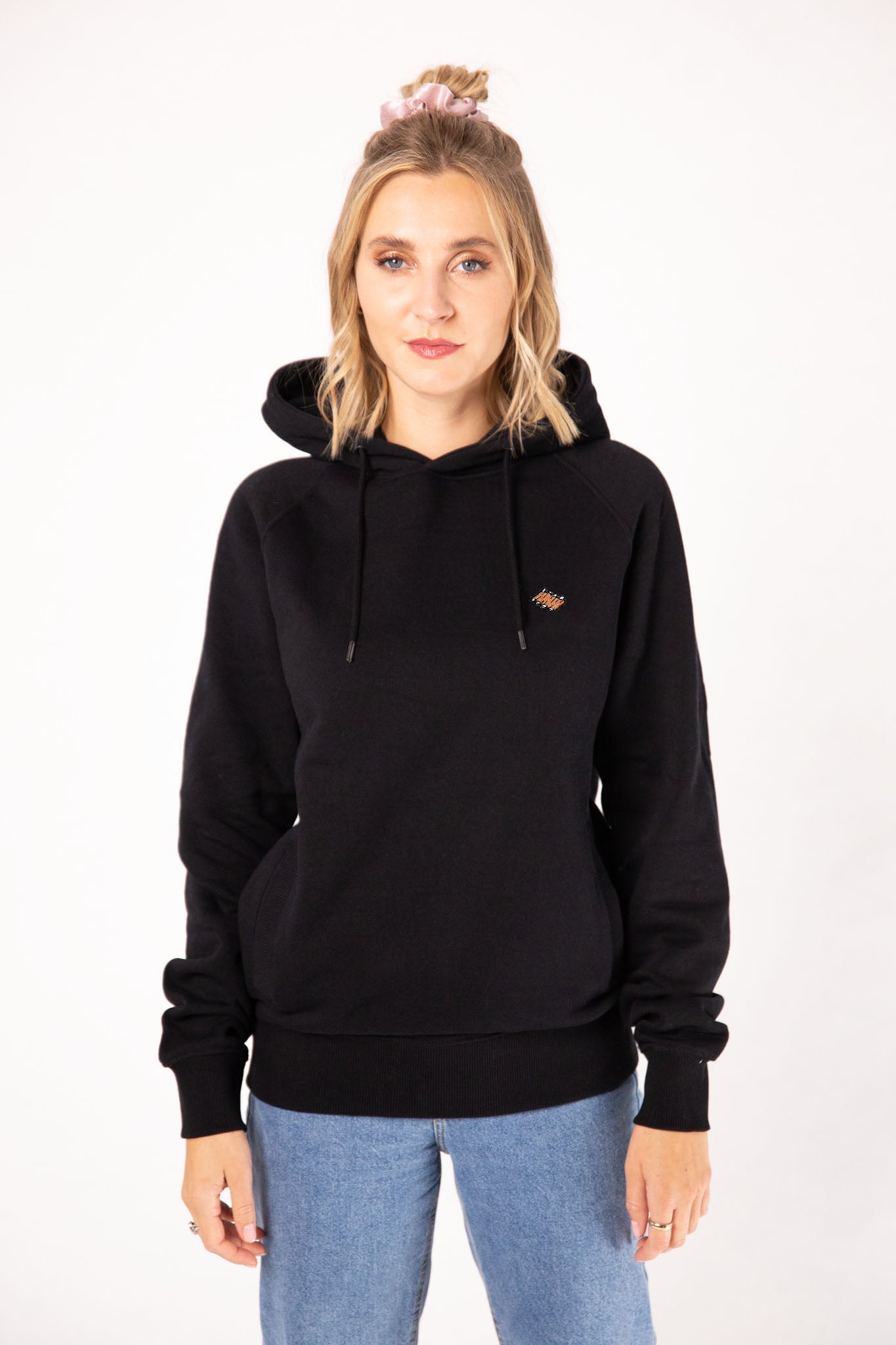 Rippchen  | Bestickter Bio-Baumwoll Frauen Hoodie